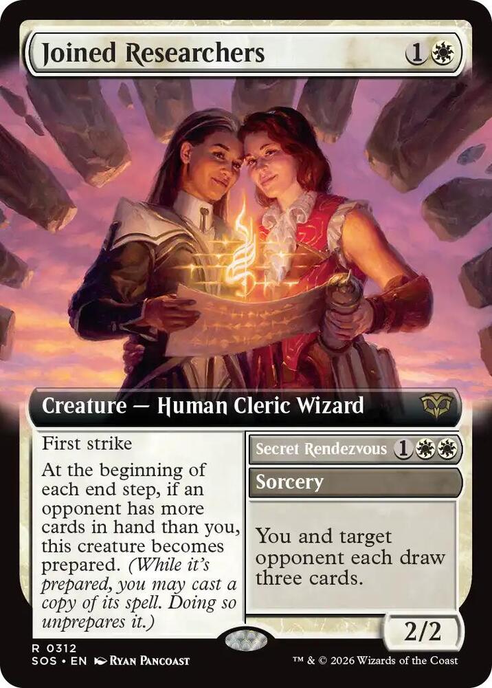 Joined Researchers // Secret Rendezvous 312 (Secrets of Strixhaven)  - Extended Art Foil | Good Games Morley