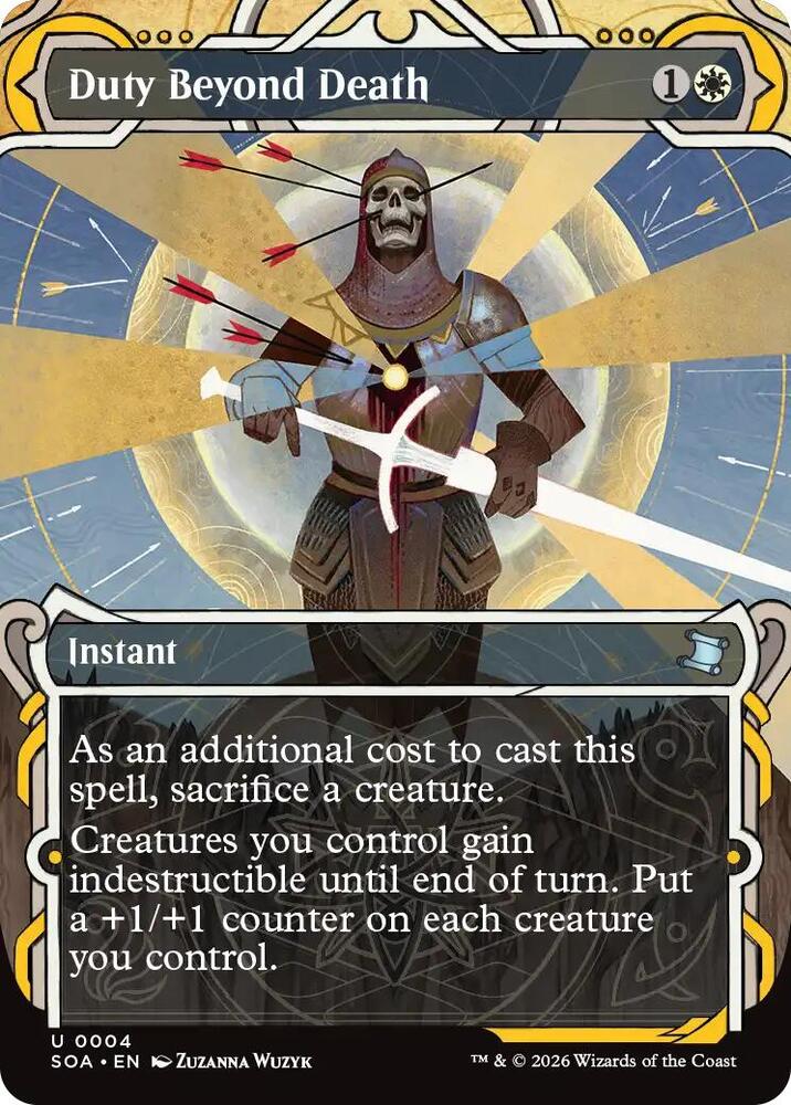 Duty Beyond Death 4 (Secrets of Strixhaven: Mystical Archive)  - Foil | Good Games Morley
