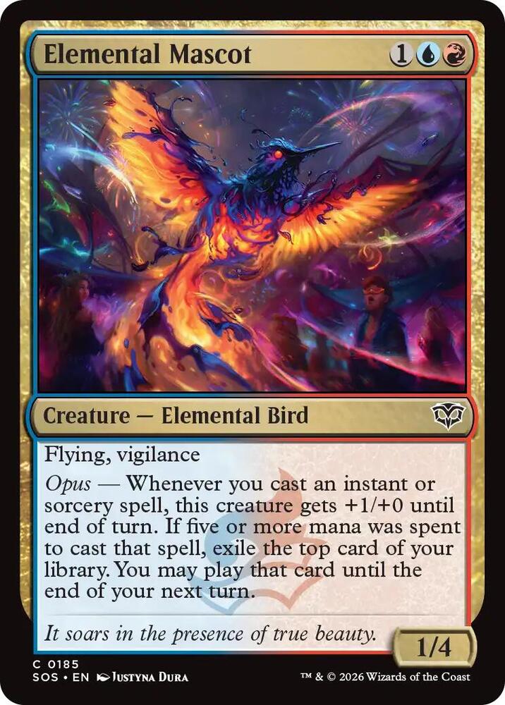 Elemental Mascot 185 (Secrets of Strixhaven)  - Foil | Good Games Morley