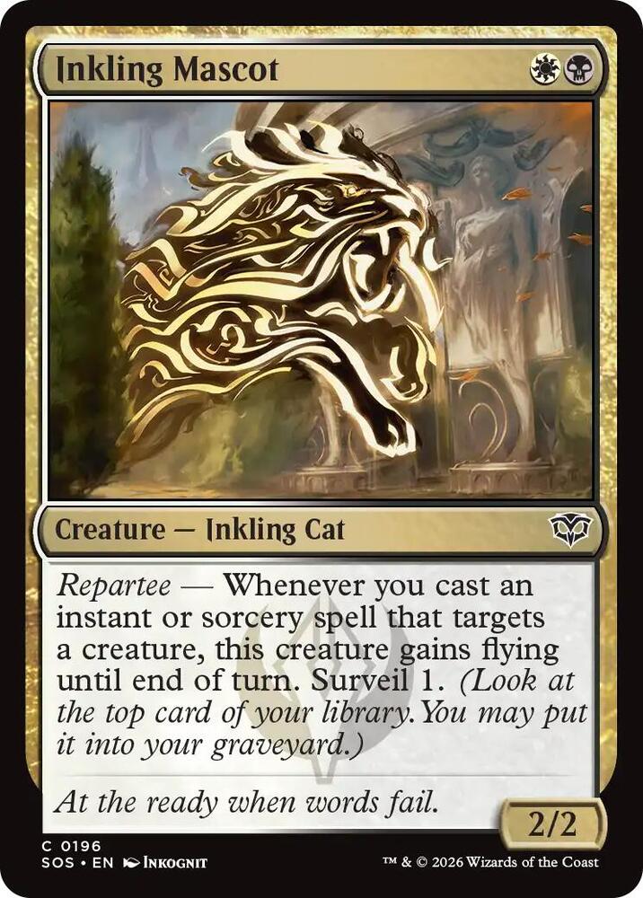 Inkling Mascot 196 (Secrets of Strixhaven)  - Foil | Good Games Morley