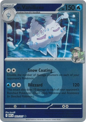 N's Vanilluxe 051/217 (ME: Ascended Heroes)  - Energy Holofoil | Good Games Morley