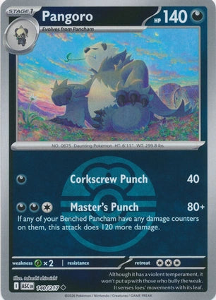 Pangoro 140/217 (ME: Ascended Heroes)  - Love Ball Holofoil | Good Games Morley
