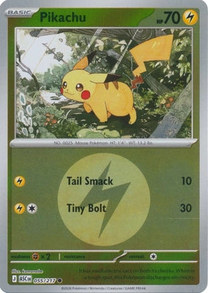 Pikachu 055/217 (ME: Ascended Heroes)  - Energy Holofoil | Good Games Morley