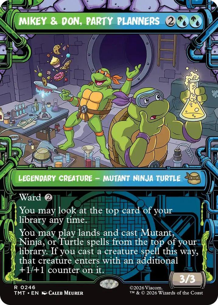 Mikey and Don Party Planners Showcase (Dupe) 246 (Teenage Mutant Ninja Turtles)  | Good Games Morley
