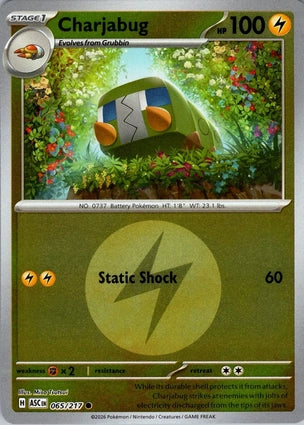 Charjabug 065/217 (ME: Ascended Heroes)  - Energy Holofoil | Good Games Morley