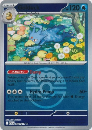 Golduck 040/217 (ME: Ascended Heroes)  - Love Ball Holofoil | Good Games Morley