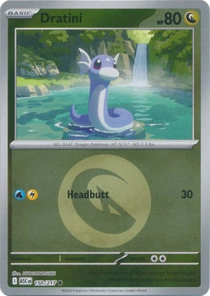 Dratini Energy Symbol Pattern 150/217 (ME: Ascended Heroes)  - Energy Holofoil | Good Games Morley