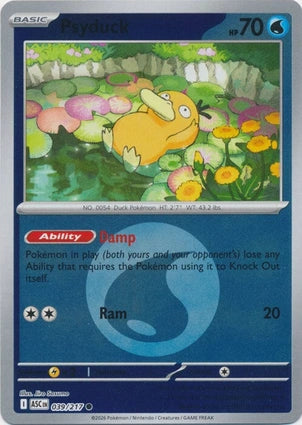Psyduck 039/217 (ME: Ascended Heroes)  - Energy Holofoil | Good Games Morley
