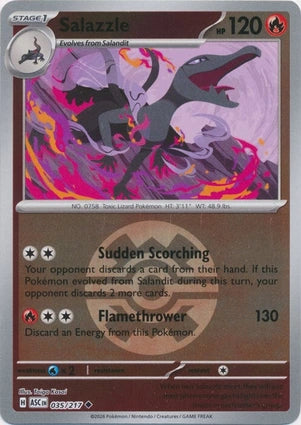 Salazzle 035/217 (ME: Ascended Heroes)  - Quick Ball Holofoil | Good Games Morley