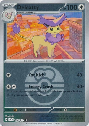 Delcatty 166/217 (ME: Ascended Heroes)  - Love Ball Holofoil | Good Games Morley