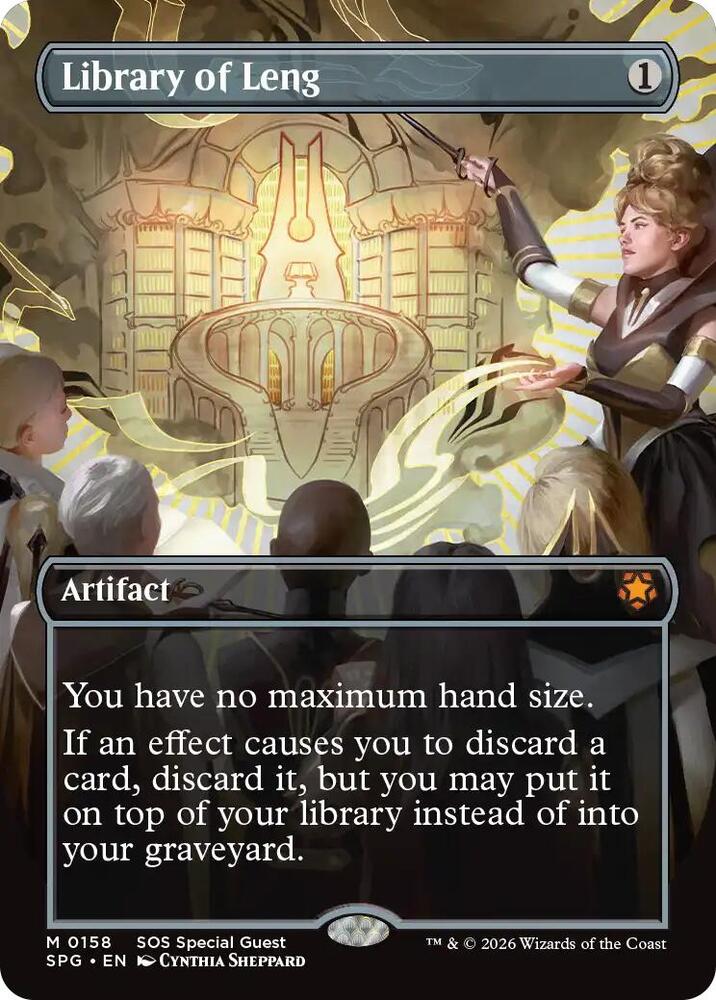 Library of Leng 158 (Special Guests)  - Borderless Foil | Good Games Morley