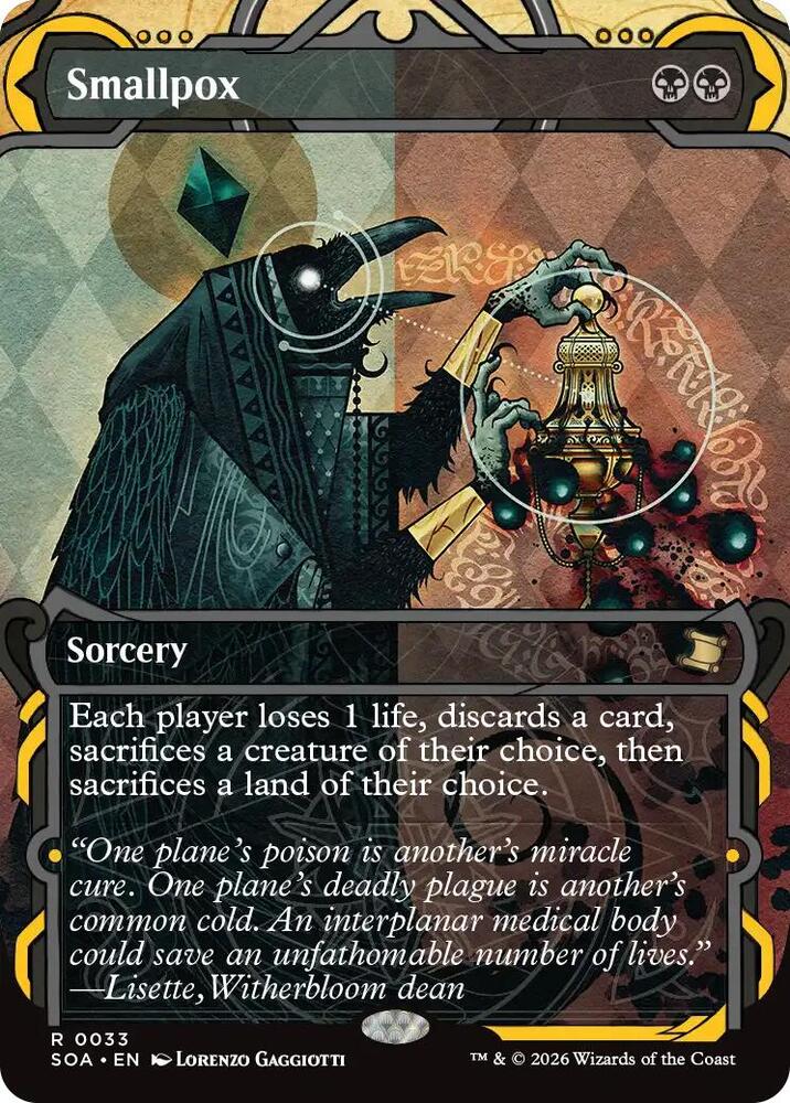Smallpox 33 (Secrets of Strixhaven: Mystical Archive)  - Foil | Good Games Morley