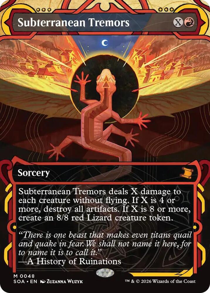 Subterranean Tremors 48 (Secrets of Strixhaven: Mystical Archive)  - Foil | Good Games Morley