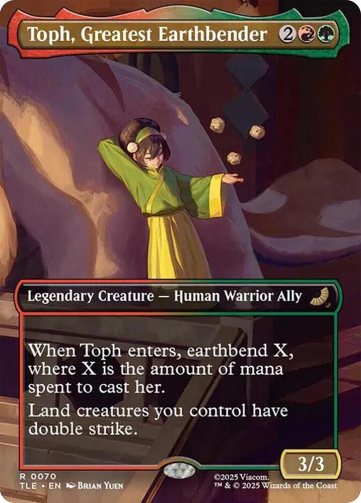 Toph Greatest Earthbender Borderless 70 (Avatar: The Last Airbender: Eternal-Legal)  | Good Games Morley