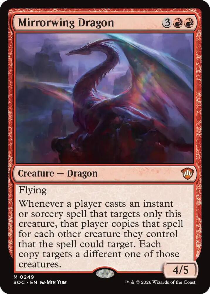 Mirrorwing Dragon 249 (Commander: Secrets of Strixhaven)  | Good Games Morley