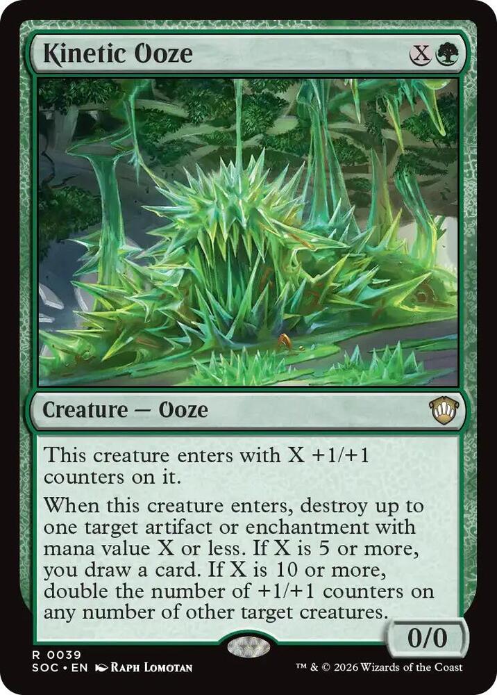 Kinetic Ooze 39 (Commander: Secrets of Strixhaven)  | Good Games Morley
