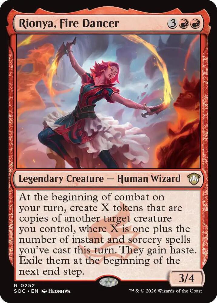 Rionya, Fire Dancer 252 (Commander: Secrets of Strixhaven)  | Good Games Morley