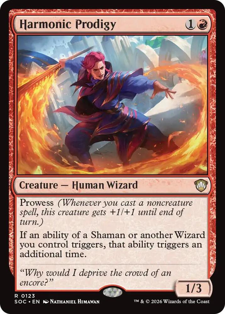 Harmonic Prodigy 123 (Commander: Secrets of Strixhaven)  | Good Games Morley