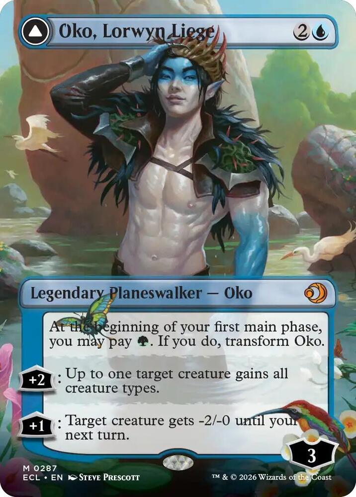 Oko Lorwyn Liege Borderless (Dupe) 287 (Lorwyn Eclipsed)  - Foil | Good Games Morley