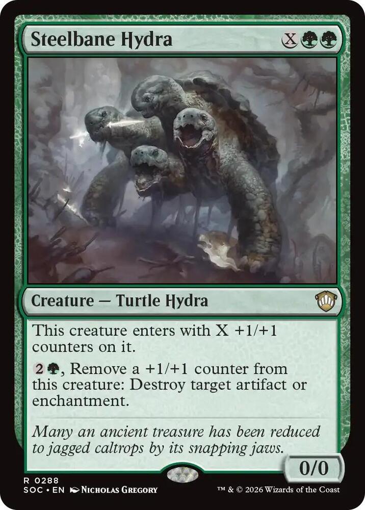 Steelbane Hydra 288 (Commander: Secrets of Strixhaven)  | Good Games Morley