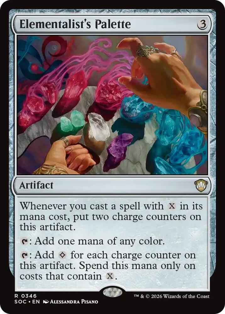 Elementalist's Palette 346 (Commander: Secrets of Strixhaven)  | Good Games Morley