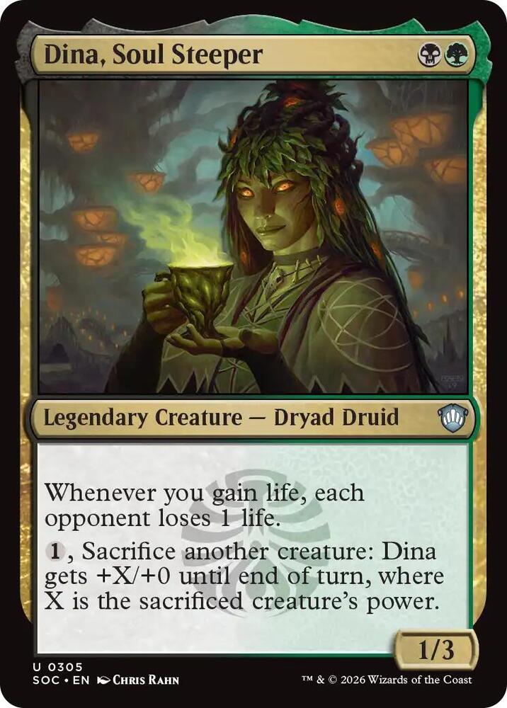 Dina, Soul Steeper 305 (Commander: Secrets of Strixhaven)  | Good Games Morley