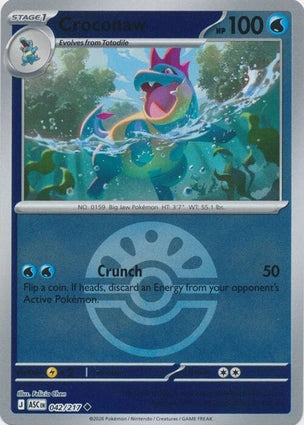 Croconaw 042/217 (ME: Ascended Heroes)  - Friend Ball Holofoil | Good Games Morley