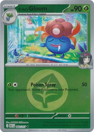 Erika's Gloom 002/217 (ME: Ascended Heroes)  - Energy Holofoil | Good Games Morley
