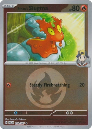 Ethan's Slugma 023/217 (ME: Ascended Heroes)  - Energy Holofoil | Good Games Morley