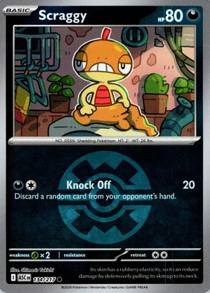 Scraggy Quick Ball 134/217 (ME: Ascended Heroes)  - Quick Ball Holofoil | Good Games Morley