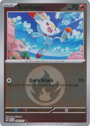 Scorbunny 036/217 (ME: Ascended Heroes)  - Energy Holofoil | Good Games Morley