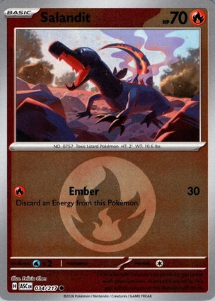 Salandit 034/217 (ME: Ascended Heroes)  - Energy Holofoil | Good Games Morley