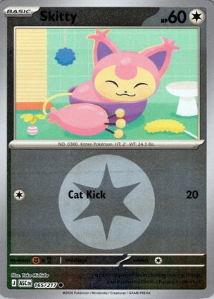 Skitty 165/217 (ME: Ascended Heroes)  - Energy Holofoil | Good Games Morley