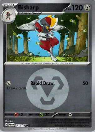 Bisharp 147/217 (ME: Ascended Heroes)  - Energy Holofoil | Good Games Morley