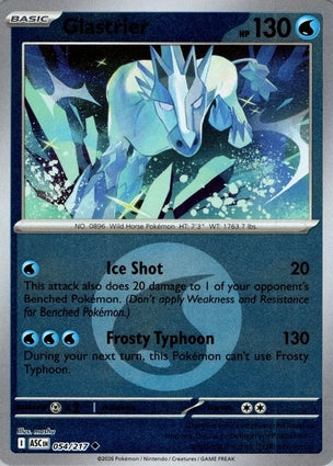 Glastrier 054/217 (ME: Ascended Heroes)  - Energy Holofoil | Good Games Morley