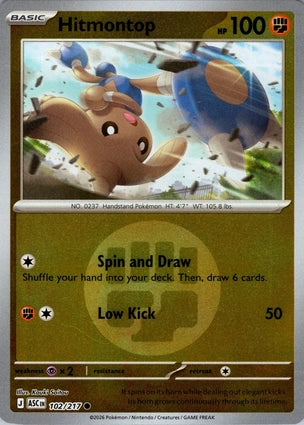 Hitmontop 102/217 (ME: Ascended Heroes)  - Energy Holofoil | Good Games Morley
