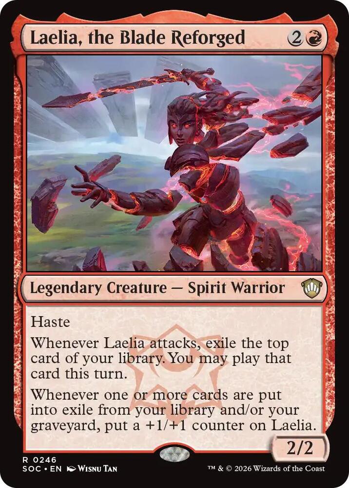 Laelia, the Blade Reforged 246 (Commander: Secrets of Strixhaven)  | Good Games Morley