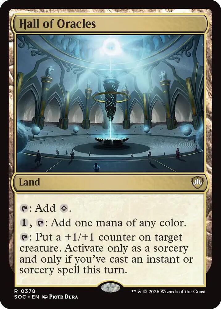 Hall of Oracles 378 (Commander: Secrets of Strixhaven)  | Good Games Morley