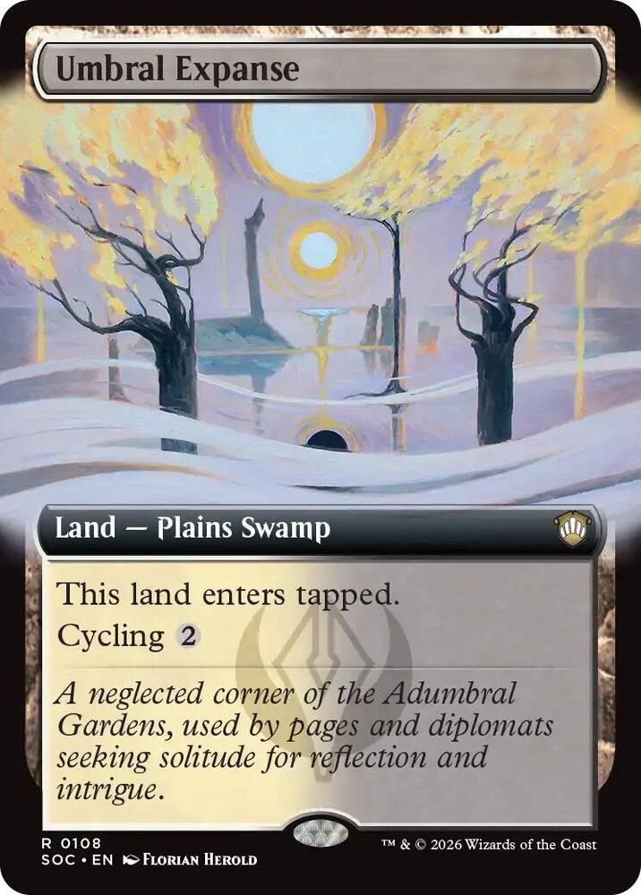 Umbral Expanse 108 (Commander: Secrets of Strixhaven)  - Extended Art | Good Games Morley