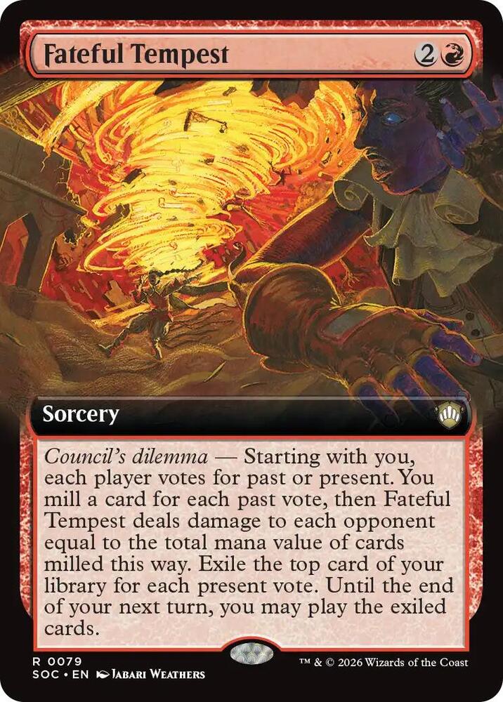 Fateful Tempest 79 (Commander: Secrets of Strixhaven)  - Extended Art | Good Games Morley