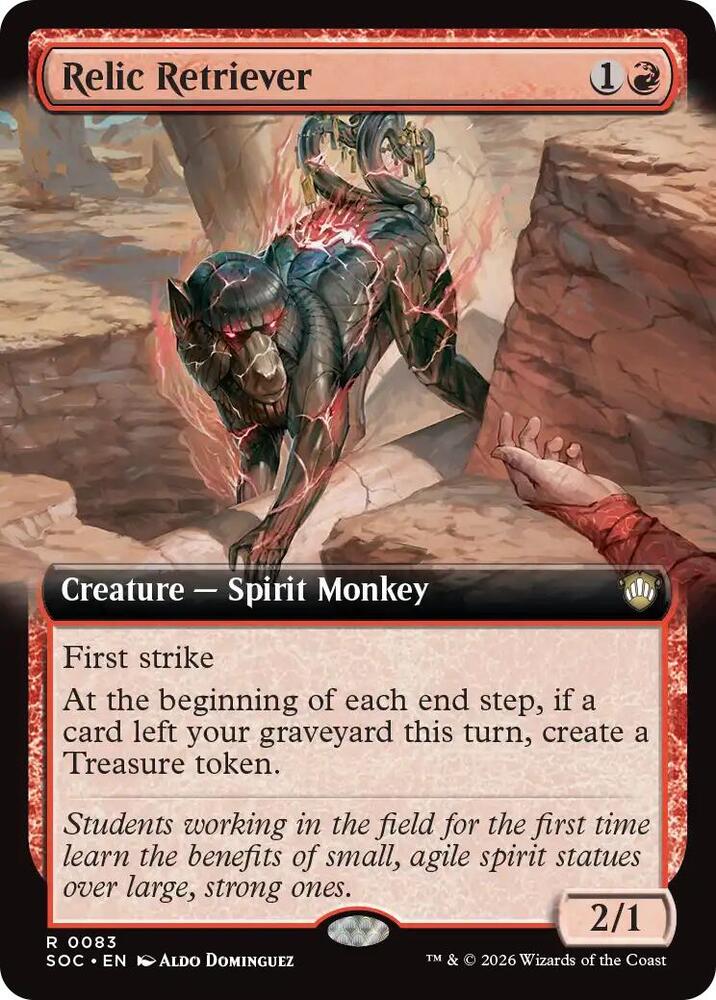 Relic Retriever 83 (Commander: Secrets of Strixhaven)  - Extended Art | Good Games Morley