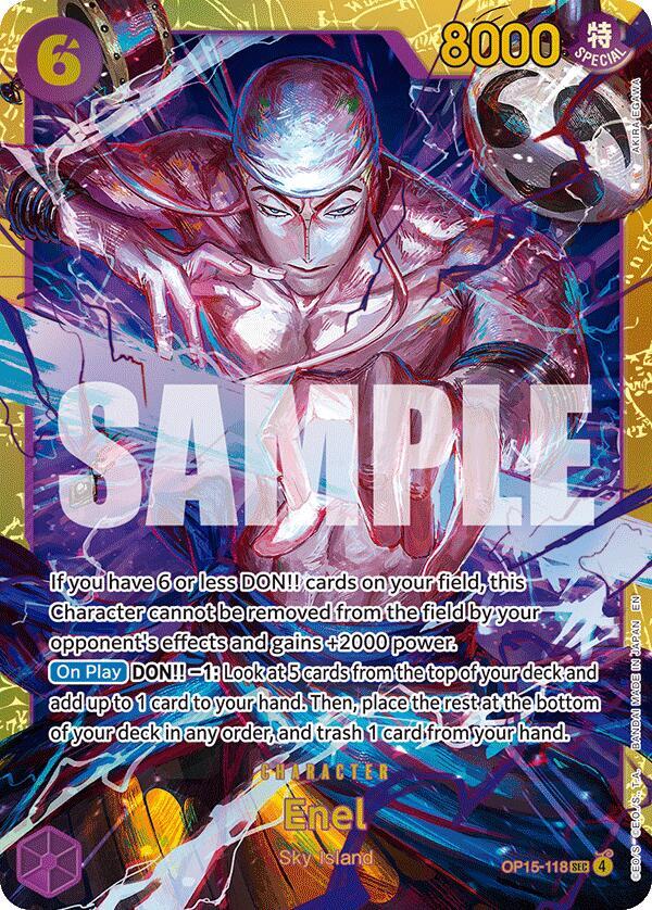 Enel OP15-118 (Adventure on Kami's Island)  - Foil | Good Games Morley
