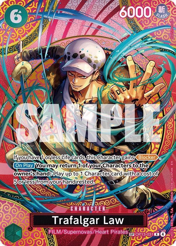 Trafalgar Law OP13-031 (Adventure on Kami's Island)  - Special Foil | Good Games Morley