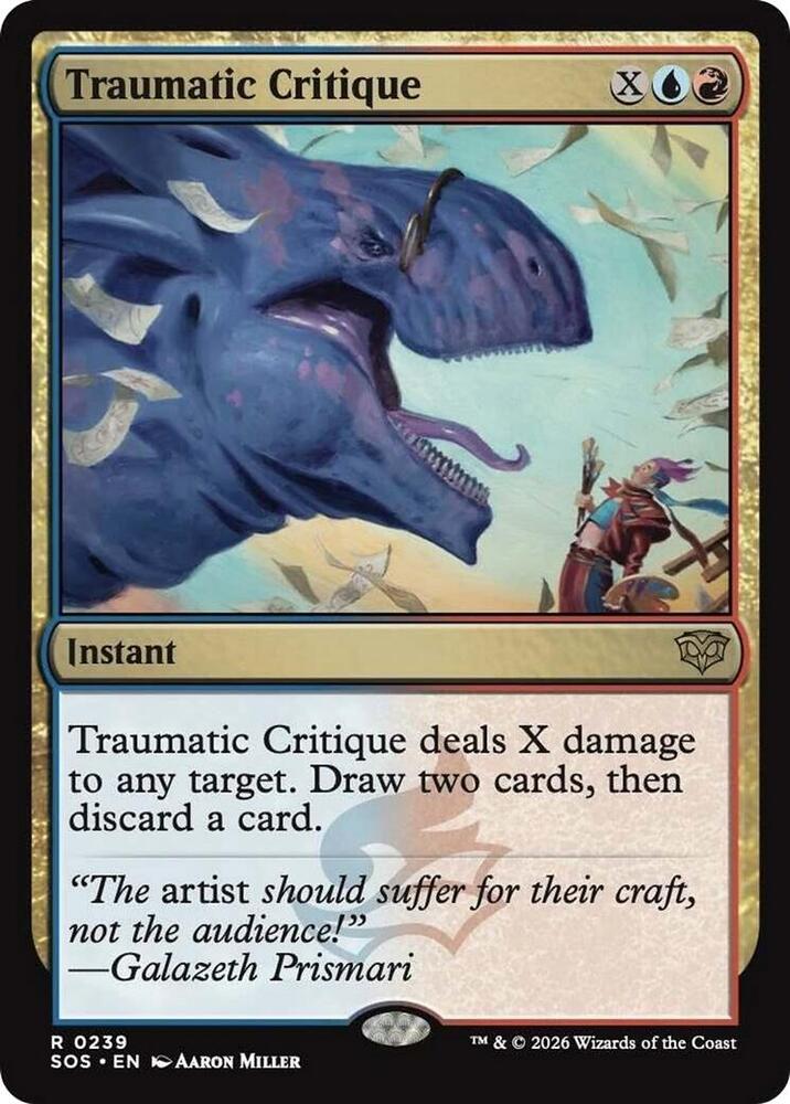 Traumatic Critique 239 (Secrets of Strixhaven)  - Foil | Good Games Morley