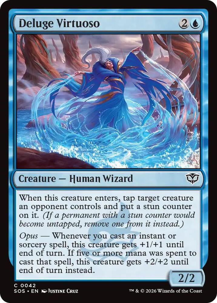 Deluge Virtuoso 42 (Secrets of Strixhaven)  - Foil | Good Games Morley