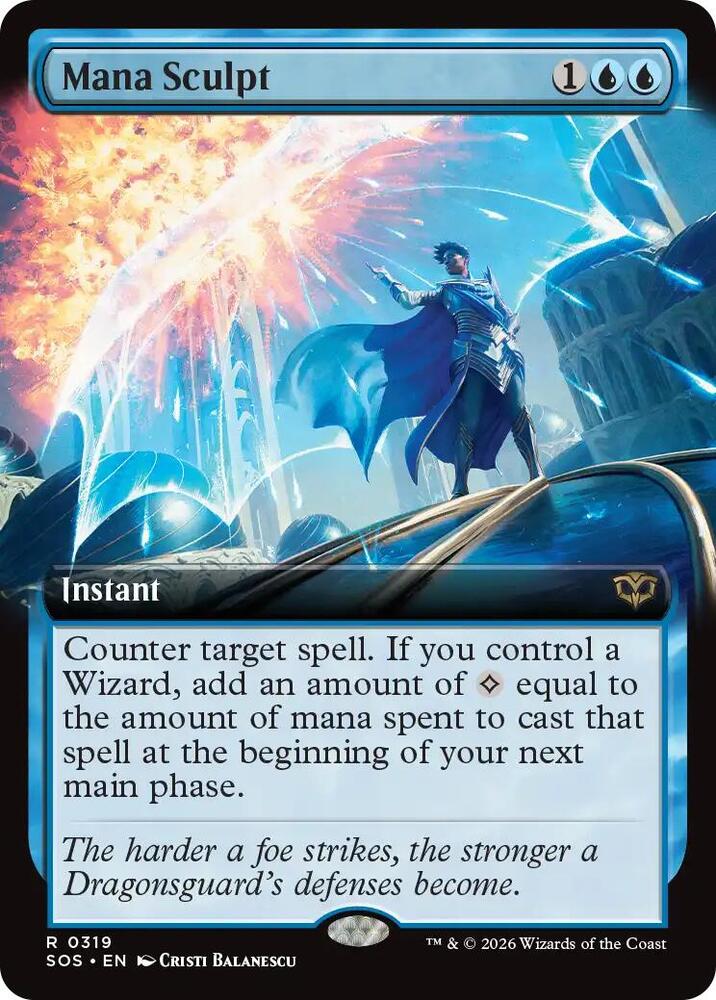 Mana Sculpt 319 (Secrets of Strixhaven)  - Extended Art | Good Games Morley