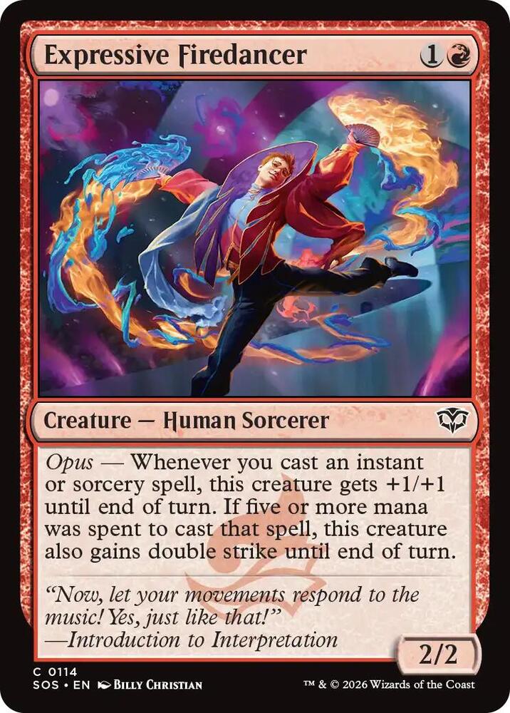 Expressive Firedancer 114 (Secrets of Strixhaven)  - Foil | Good Games Morley