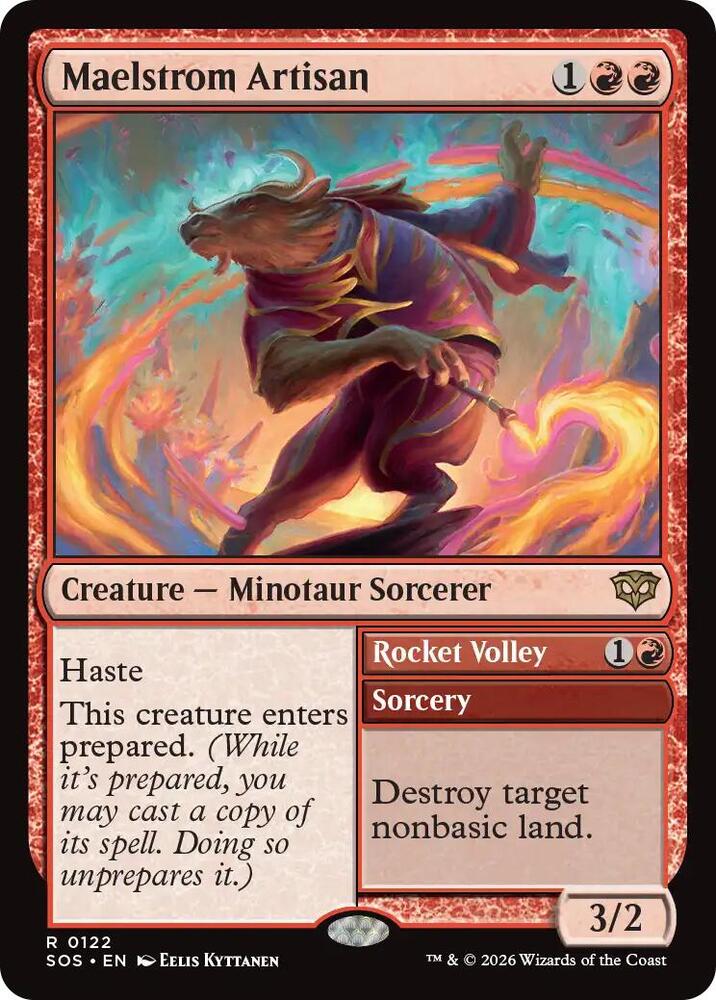 Maelstrom Artisan // Rocket Volley 122 (Secrets of Strixhaven)  | Good Games Morley