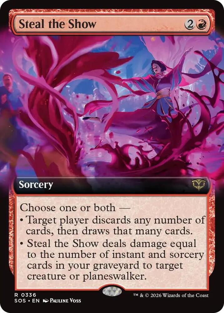 Steal the Show 336 (Secrets of Strixhaven)  - Extended Art Foil | Good Games Morley