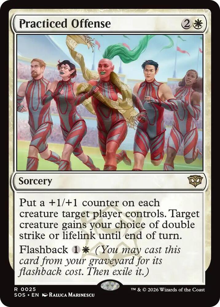 Practiced Offense 25 (Secrets of Strixhaven)  - Foil | Good Games Morley